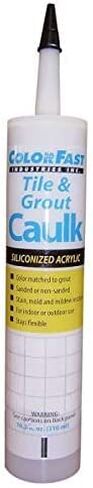 Colorfast Siliconized-Acrylic Caulking - Sanded Custom Building Colors - 10.3 fl oz (Steel Blue #645) in Kuwait