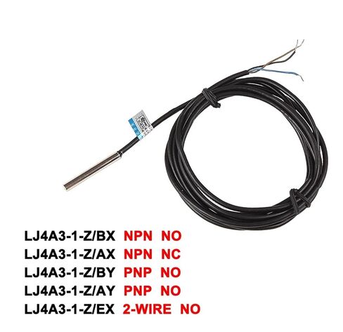 Inductive Proximity Sensor, LJ4A3-1-Z/BX DC6-36V 3Wire NO NPN DC 200mA Switch, 1pc(LJ4A3-1-Z BY) in Saudi Arabia