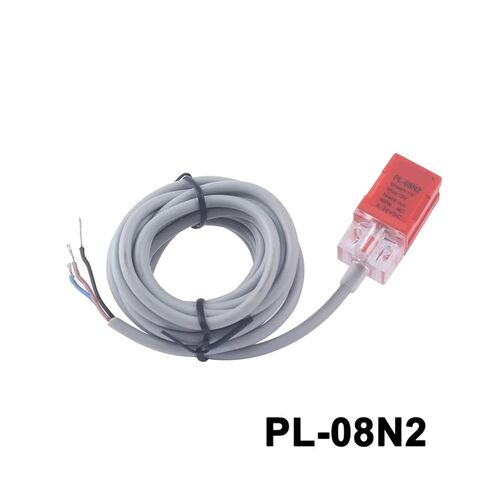 PL-08N2 أجهزة استشعار القرب، 8 مم الاستشعار DC NPN NC مكعب شل حثي شاشة درع نوع التبديل 17 * 17 * 35، 1 قطعة in Saudi Arabia