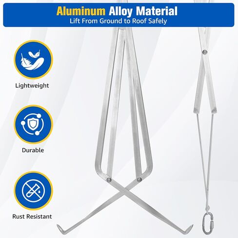أداة رفع صندوق مرشح FBG-1، أداة رفع قابلة للطي من سبائك الألومنيوم لصناديق فلتر الهواء والتكييف، أداة حمل لشخص واحد، توفير الوقت والعمل، تصميم محمول موفر للمساحة in Kuwait