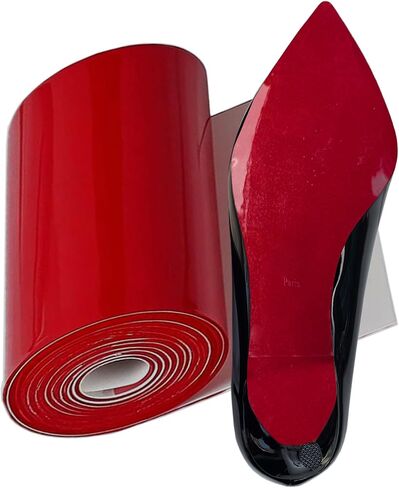 Clear Smooth Shoe Sole Protector Compatible for Christian Louboutin & Luxury Heels, Anti-Slip Silicone Shoe Grips, Invisible Sole Guard for New Shoe Protection & Repair (40x4.5") in Saudi Arabia