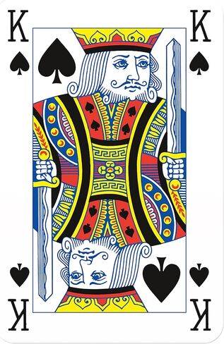 Waddingtons Number 1 Playing Card Game, Play with one of red or Blue Deck of Cards, Great Travel Companion, Gifts and Toys for Boys, Girls and Adults. in Saudi Arabia