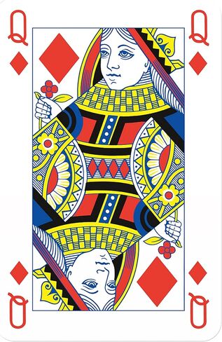 Waddingtons Number 1 Playing Card Game, Play with one of red or Blue Deck of Cards, Great Travel Companion, Gifts and Toys for Boys, Girls and Adults. in Saudi Arabia