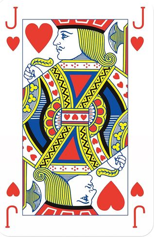Waddingtons Number 1 Playing Card Game, Play with one of red or Blue Deck of Cards, Great Travel Companion, Gifts and Toys for Boys, Girls and Adults. in Saudi Arabia