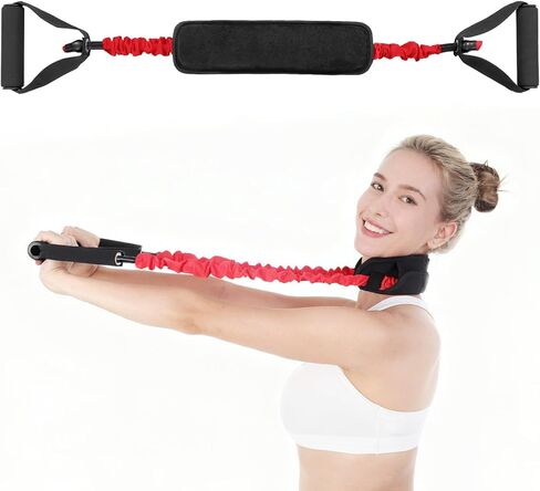 Neck Stretcher Exerciser Band- Cervical Neck Traction Device for Neck Pain Relief, Neck Stretching Cervical Traction Device with Wider and Thicker Padding - Durable and Comfortable in Saudi Arabia