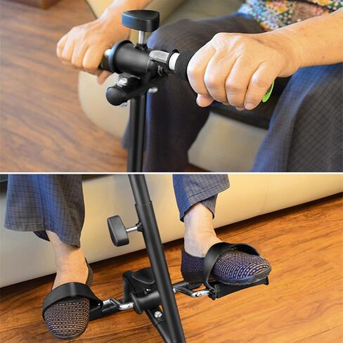 Pedal Exerciser Bike Hand Arm Leg and Knee Peddler, Adjustable Fitness Equipment for Seniors, Elderly Home Pedal Exercise Bike for Total Body in Saudi Arabia