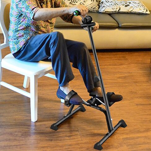 Pedal Exerciser Bike Hand Arm Leg and Knee Peddler, Adjustable Fitness Equipment for Seniors, Elderly Home Pedal Exercise Bike for Total Body in Saudi Arabia