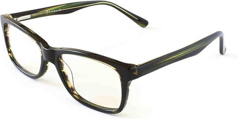 Pixel Eyewear Designer Computer Glasses with Anti-Blue Light Tint UV Protection, Anti-Glare, Full Rim, Acetate Frame Green Emerald Color - Lepo Style in Saudi Arabia