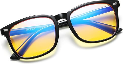 HD Blue Light Blocking Glasses 75% VLT - Dual-Shield™ Anti-Glare for Night Driving, Gaming & Office in Saudi Arabia