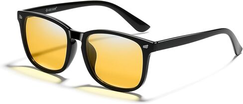 HD Blue Light Blocking Glasses 75% VLT - Dual-Shield™ Anti-Glare for Night Driving, Gaming & Office in Saudi Arabia