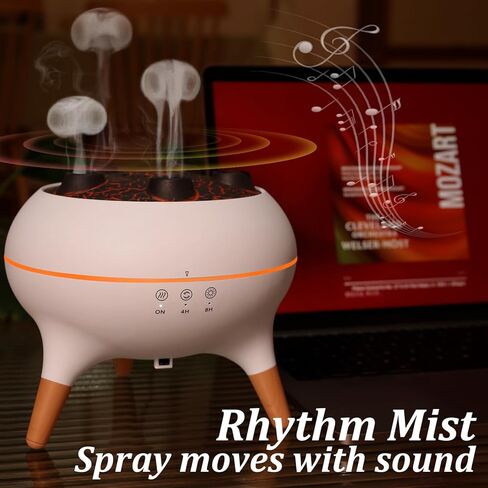 Essential Oil Diffuser for Home, Bedroom Humidifiers, Air Scent Aroma Aromatherapy Ultrasonic Humidifier Machine Timer Small Mini difusor de Aromas para casa Living Room Office Decor Gifts Jellyfish in Kuwait