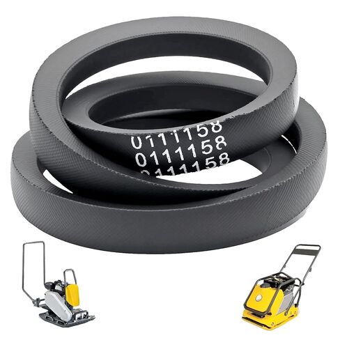 0111158 محرك حزام لوحة ضاغطة توقيت الحزام مناسب لـ Wacker Neuson الطرازات القديمة والجديدة لوحة ضاغطة WP1550 WP1540 يستبدل 5000011158 5100044733 in Kuwait