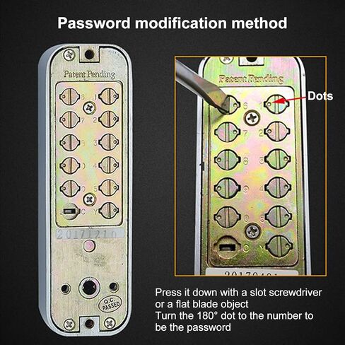 Mechanical Combination Lock, Anti Theft Door Lock for Office for Parking Lot for Gate in Saudi Arabia