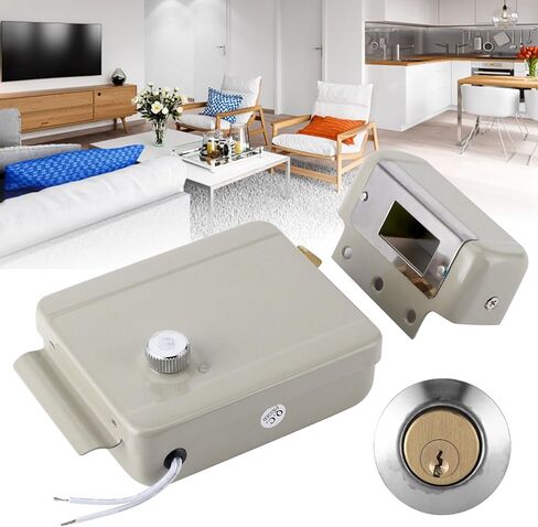 Electric Door Strike Lock Ultra high Security 12V Voltage Control for Community Access Iron,Locks and accessories in Saudi Arabia