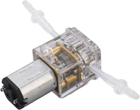 Mini Peristaltic Pump, Metal Self Priming Liquid Dosing Pump, 1Ml Min Rate, Ideal for Lab and Home Use (G10 3V) in Saudi Arabia