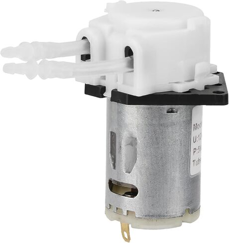 Oumefar Peristaltic DIY Dosing Pump Easy Maintenance for Aquarium Lab Chemical Analysis, Selfpriming, 12V Dosing Pump, Black, White, Blue for Experimenters, 1 X Peristaltic (2 * 4 green) in Saudi Arabia