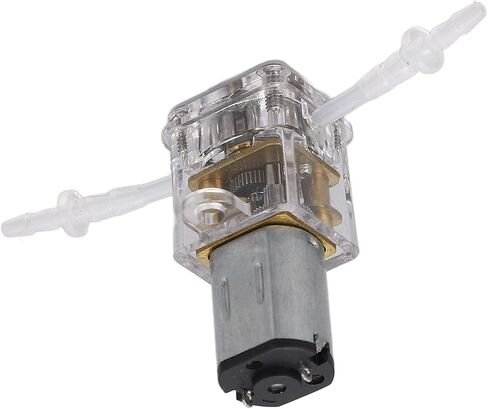 Jeanoko Mini Peristaltic Pump Reliable Transparent Cover 1mlmin Dosing Pump for Instrument, PC Material (G10 3V) in Saudi Arabia