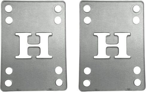 Dime Bag Skateboard Bushings (for 2 Trucks) + Clear Riser Pads and 1" Phillips Hardware (96A Red) in Kuwait