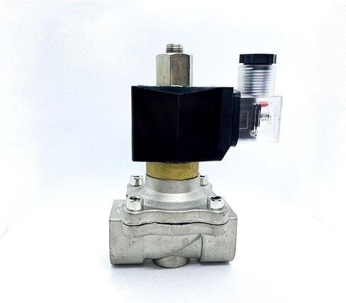 1/2 "3/4" 1 "1-1/4" 2" مفتوح عادة رقم 110 فولت - 120 فولت تيار متردد VAC 304 صمام الملف اللولبي من الفولاذ المقاوم للصدأ (1، NPT_240VAC) in Kuwait