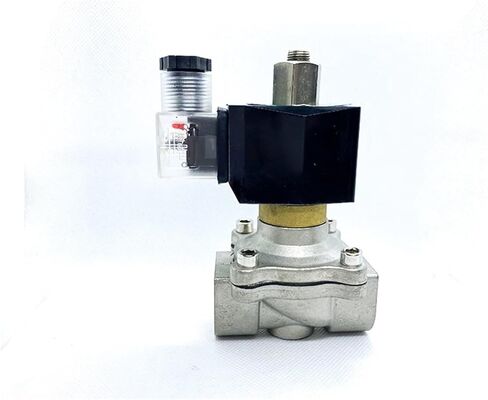 1/2 "3/4" 1 "1-1/4" 2" مفتوح عادة رقم 110 فولت - 120 فولت تيار متردد VAC 304 صمام الملف اللولبي من الفولاذ المقاوم للصدأ (1، NPT_240VAC) in Kuwait