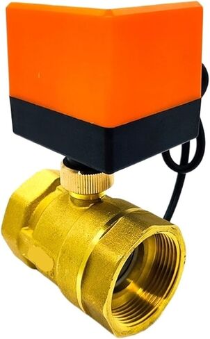 1/2 "1-1/2" 2 "صمام كروي نحاسي ثلاثة أسلاك اتجاهين تكييف الهواء التدفئة الأرضية برج المياه صمام التبديل 220 فولت 24 فولت 12 فولت (1,12VDC) in Kuwait