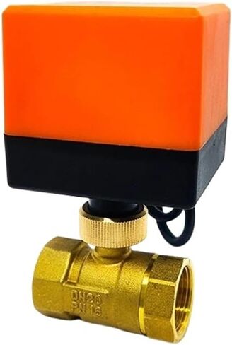 1/2 "1-1/2" 2 "صمام كروي نحاسي ثلاثة أسلاك اتجاهين تكييف الهواء التدفئة الأرضية برج المياه صمام التبديل 220 فولت 24 فولت 12 فولت (1,12VDC) in Kuwait