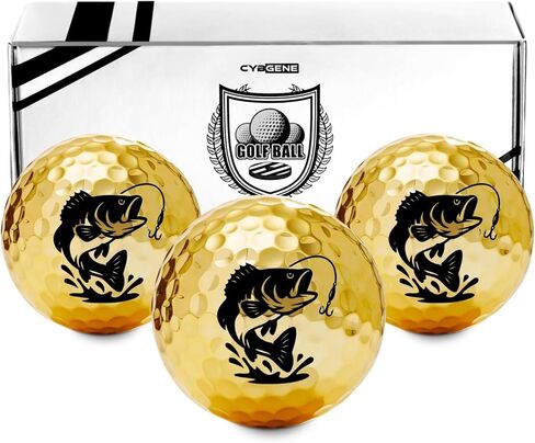 Fishing Gifts Golf Balls Set, Golf Gifts, Cool Accessories for Golfers, Fishing Gifts for Golf Lovers, Perfect for Christmas & Birthday in Saudi Arabia