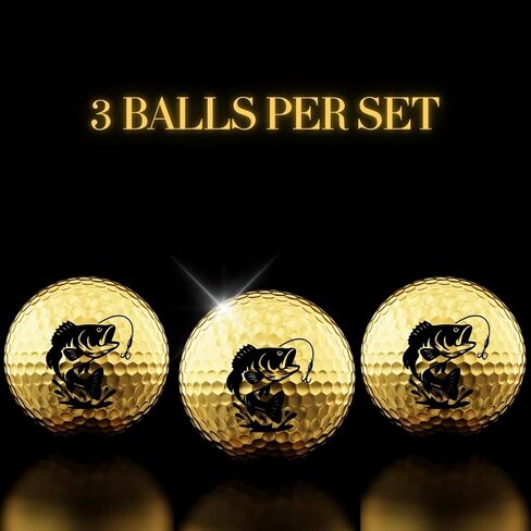 Fishing Gifts Golf Balls Set, Golf Gifts, Cool Accessories for Golfers, Fishing Gifts for Golf Lovers, Perfect for Christmas & Birthday in Saudi Arabia