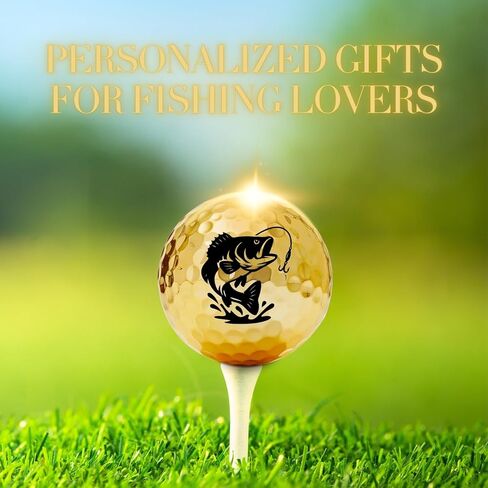 Fishing Gifts Golf Balls Set, Golf Gifts, Cool Accessories for Golfers, Fishing Gifts for Golf Lovers, Perfect for Christmas & Birthday in Saudi Arabia