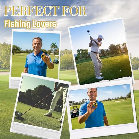 Fishing Gifts Golf Balls Set, Golf Gifts, Cool Accessories for Golfers, Fishing Gifts for Golf Lovers, Perfect for Christmas & Birthday in Saudi Arabia
