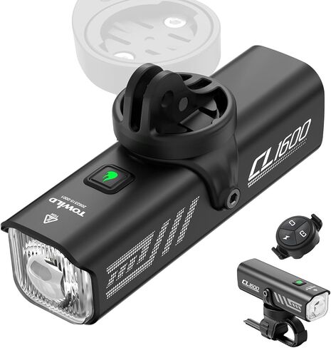 أضواء دراجة السحب لركوب الليل ، متوافقة مع جبل Garmin/GoPro ، 600 مصباح أمامي للدراجات ، 2000 مللي أمبير في الساعة ، والضوء الأمامي للدراجات المقاوم للماء لراكبي الدراجات للركاب ينظرون إلى جميع الدراجات in Kuwait