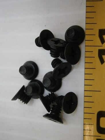 New Pack of 6-32 3/16" L Phillips Flat Undercut Stainless Steel Black Oxide lot of 50#1083 Multi-Purpose Comprehensive Hardware Fastener Assortment Kit WnyNEH05487 in Saudi Arabia