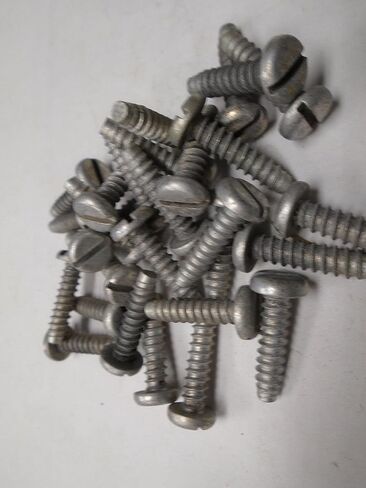 New Pack of Thread Forming Screw #10 x 3/4 Slotted Pan Type B Steel Lot of 100#2728 Multi-Purpose Comprehensive Hardware Fastener Assortment Kit WnyNEH04580 in Saudi Arabia