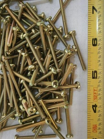 New Pack of Machine Screws M3 x 30 Phillips Pan Head Steel Yellow Zinc Lot of 50#3252 Multi-Purpose Comprehensive Hardware Fastener Assortment Kit WnyNEH04795 in Saudi Arabia