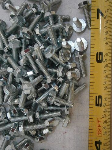 New Pack of Machine Screws 6/32 x 1/2 Slotted Hex Washer Head Steel Zinc Lot of 100#3605 Multi-Purpose Comprehensive Hardware Fastener Assortment Kit WnyNEH04217 in Saudi Arabia