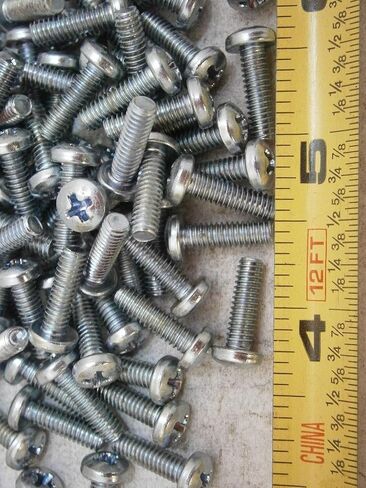 New Pack of Machine Screws #8/32 x 9/16" Long Phillips Pan Head Steel Zinc Lot of 100#4904 Multi-Purpose Comprehensive Hardware Fastener Assortment Kit WnyNEH04576 in Saudi Arabia