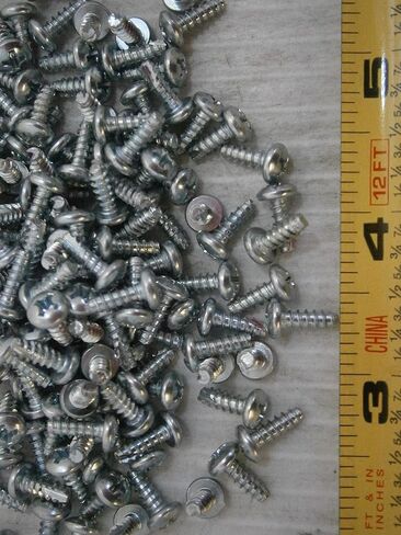 New Pack of Thread Cutting Screw #6 x 3/8 Phillips Pan Head Type 23 Steel Lot of 150#2220 Multi-Purpose Comprehensive Hardware Fastener Assortment Kit WnyNEH04604 in Saudi Arabia