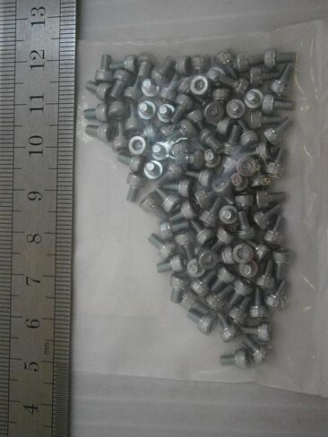 New Pack of Machine Screw m2.5 4mm Socket soc Cap Steel zinc din912 lot of 100#1325 Multi-Purpose Comprehensive Hardware Fastener Assortment Kit WnyNEH05663 in Saudi Arabia
