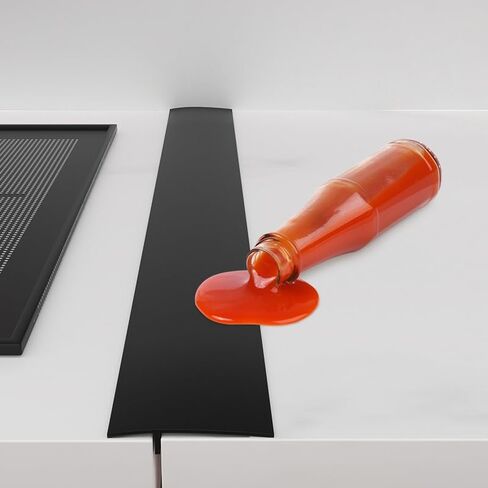 Stove Gap Covers – 2‑Pack Black Silicone 25″ – Stove Gap Filler in Saudi Arabia