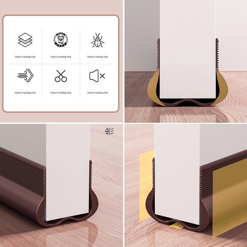 ترقية فجوات الأبواب وشرائط الأبواب البلاستيكية الناعمة وشرائط إغلاق الأبواب المقاومة للرياح لحماية الضوضاء والهواء البارد (أبيض) in Kuwait