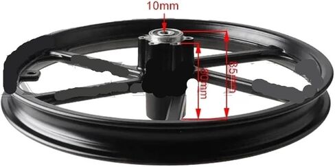 16 Inch Aluminum Alloy Wheel Hub 16x1.75 Disc Brake Front Rim Compatible with F16 Electric Bike Scooter Folding Bicycles in Saudi Arabia