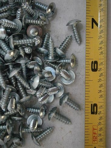 New Pack of Sheet Metal Screws 8 x 1/2 Type A Steel Zinc Plated Lot of 105#1277 Multi-Purpose Comprehensive Hardware Fastener Assortment Kit WnyNEH03808 in Saudi Arabia