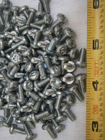 New Pack of Taptite Screw 8/32 x 5/16 Long Slotted Torx Pan Head Steel Zinc Lot of 100#4136 Multi-Purpose Comprehensive Hardware Fastener Assortment Kit WnyNEH05290 in Saudi Arabia