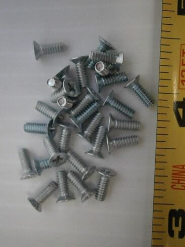 New Pack of 4-40 5/16" Phil Flat 100 Degree Head Machine Screw Steel zinc lot of 100#1542 Multi-Purpose Comprehensive Hardware Fastener Assortment Kit WnyNEH05548 in Saudi Arabia