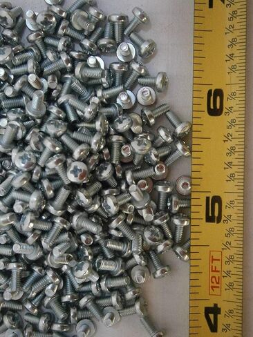 New Pack of Machine Screw M2.5 x 5 Phillips Pan Head Steel Zinc Plated Lot of 100#3132 Multi-Purpose Comprehensive Hardware Fastener Assortment Kit WnyNEH04089 in Saudi Arabia
