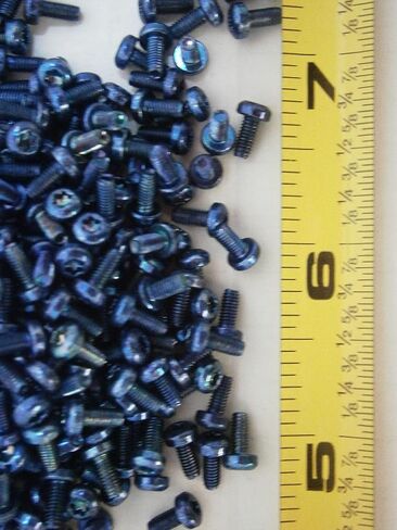 New Pack of Machine Screws M2.5 x 6 Torx Head T-8 Steel Zinc Blue Taptite Lot of 50#3044 Multi-Purpose Comprehensive Hardware Fastener Assortment Kit WnyNEH05017 in Saudi Arabia