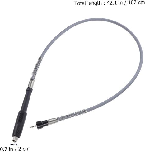 Veemoon Flexible Drill Drive Shaft Rotary Tool Flex Shaft Adapter for Polishing and Carving Rubber Handle Compatible Rotary Tools in Saudi Arabia