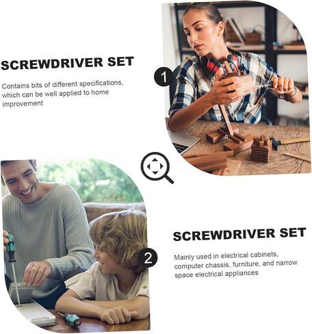 Veemoon 1 مجموعة مرنة الحفر اليد تمديد رمح عدة الكروم الفاناديوم بت للأجهزة المنزلية والأثاث وأجهزة الكمبيوتر والدراجات والسيارات دائم وسهل الاستخدام in Kuwait