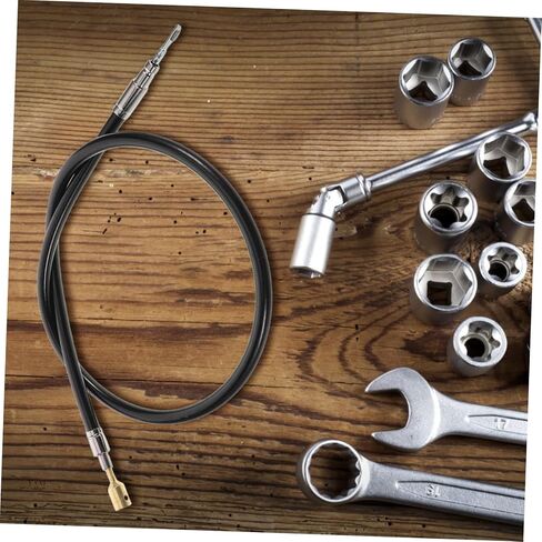 أداة تمديد عمود مرن من Homoyoyo، خرطوم مطاطي من الفولاذ المقاوم للصدأ، ملحق دقيق للمطاحن المعلقة، إعداد سريع، تركيب سهل الاستخدام، تصميم سلك فولاذي متعدد الاستخدامات للنقش in Kuwait