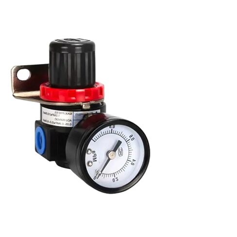 Ar2000 1/4 "rosca BSPT Pneumático Compressor De Ar Regulador De Pressão Válvula Redução 4mm 6mm 8mm 10mm 12mm Conector Encaixes(AR2000 w PC6mm) in Saudi Arabia